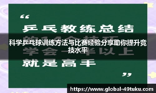科学乒乓球训练方法与比赛经验分享助你提升竞技水平