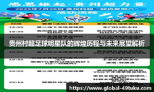 贵州村超足球明星队的辉煌历程与未来展望解析